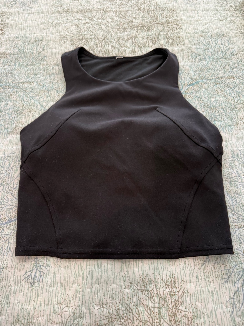 lululemon athletica Black High-Neck Support Tank